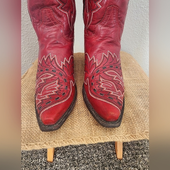 Dan Post "Hallie" Cowboy Boots Size 7 M - Picture 6 of 10